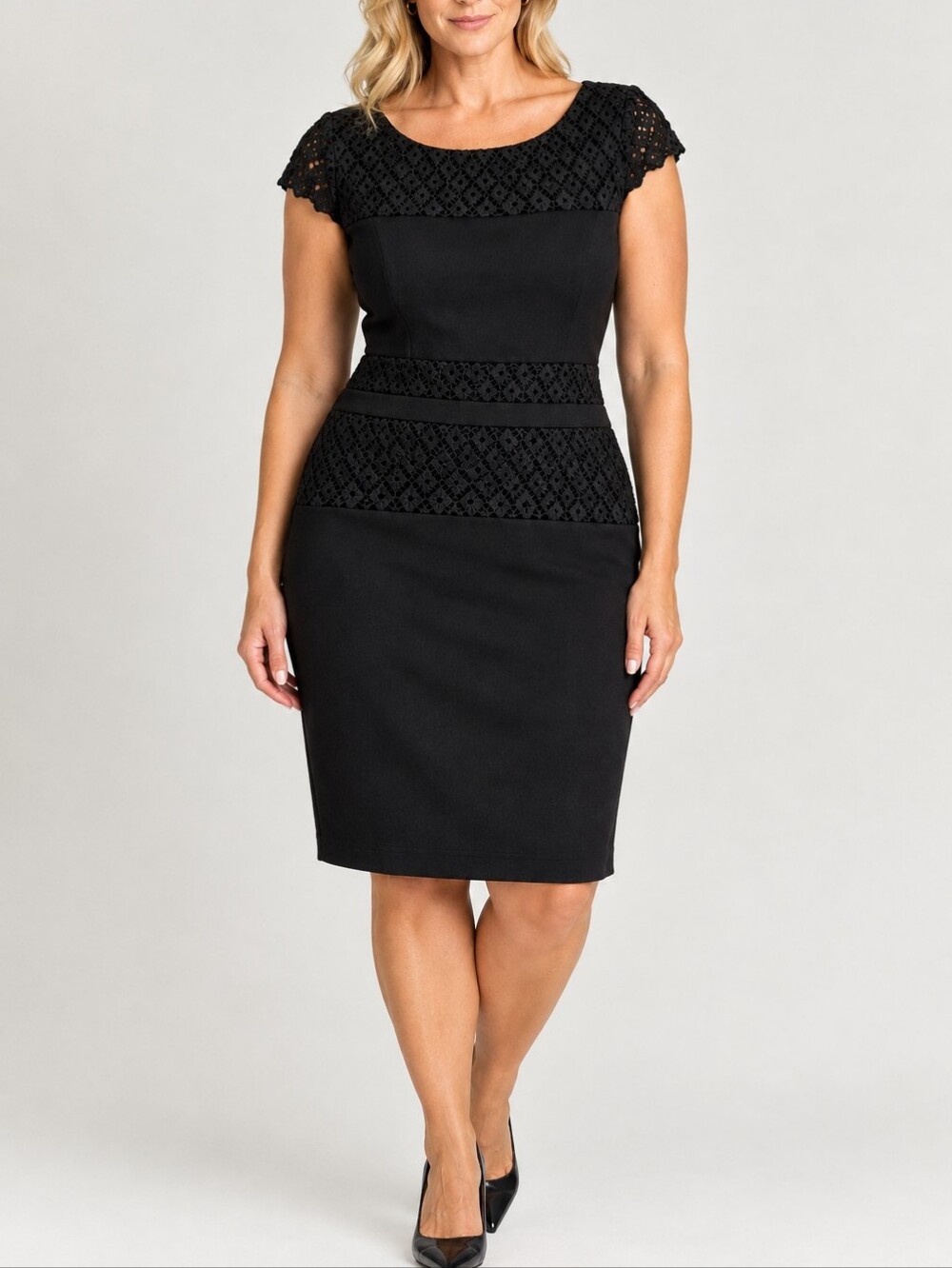 Marc New York by Andrew Marc Black Lace Dress – US 10 – NWT